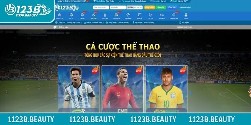 Sảnh trò chơi giải trí cá cược thể thao tại website 123B